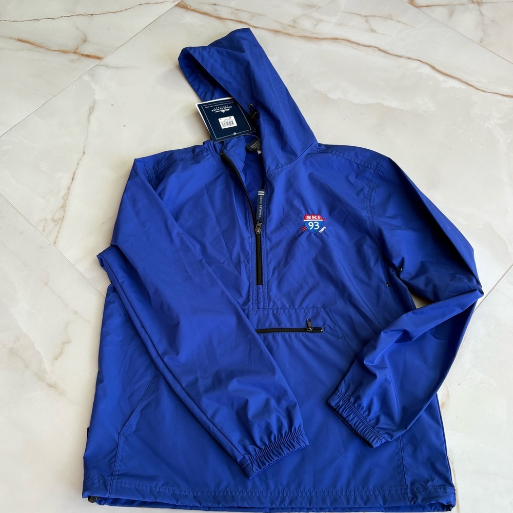 NWT NH Ski 23 Hooded Windbreaker with Chest Logo
